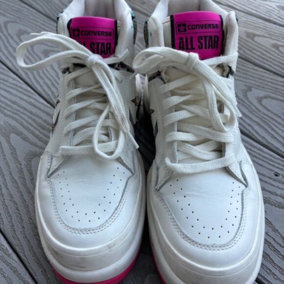 Converse Weapon CX 90s Mid Lifestyle Marbled Throwback Sneakers Size 7.5 - Picture 7 of 7